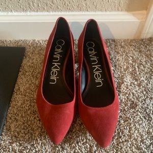 Calvin Klein Red Heels